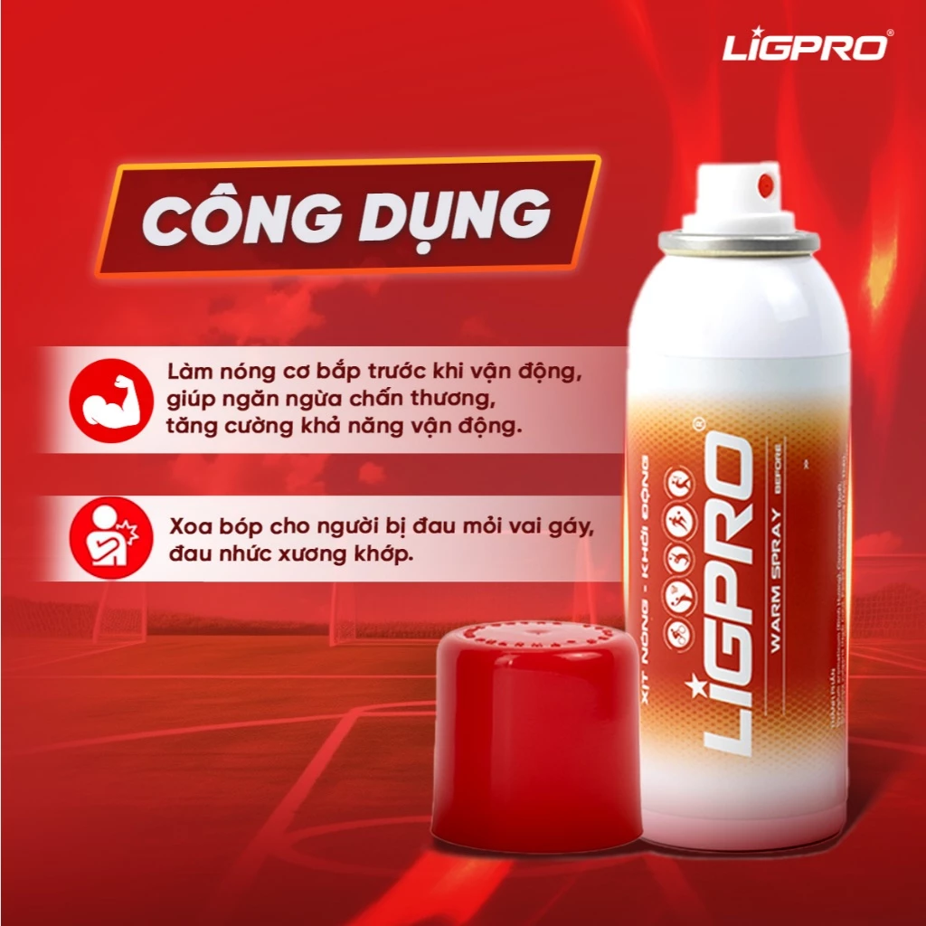 Chai Xịt Nóng Hỗ Trợ Khởi Động Ligpro 200ML