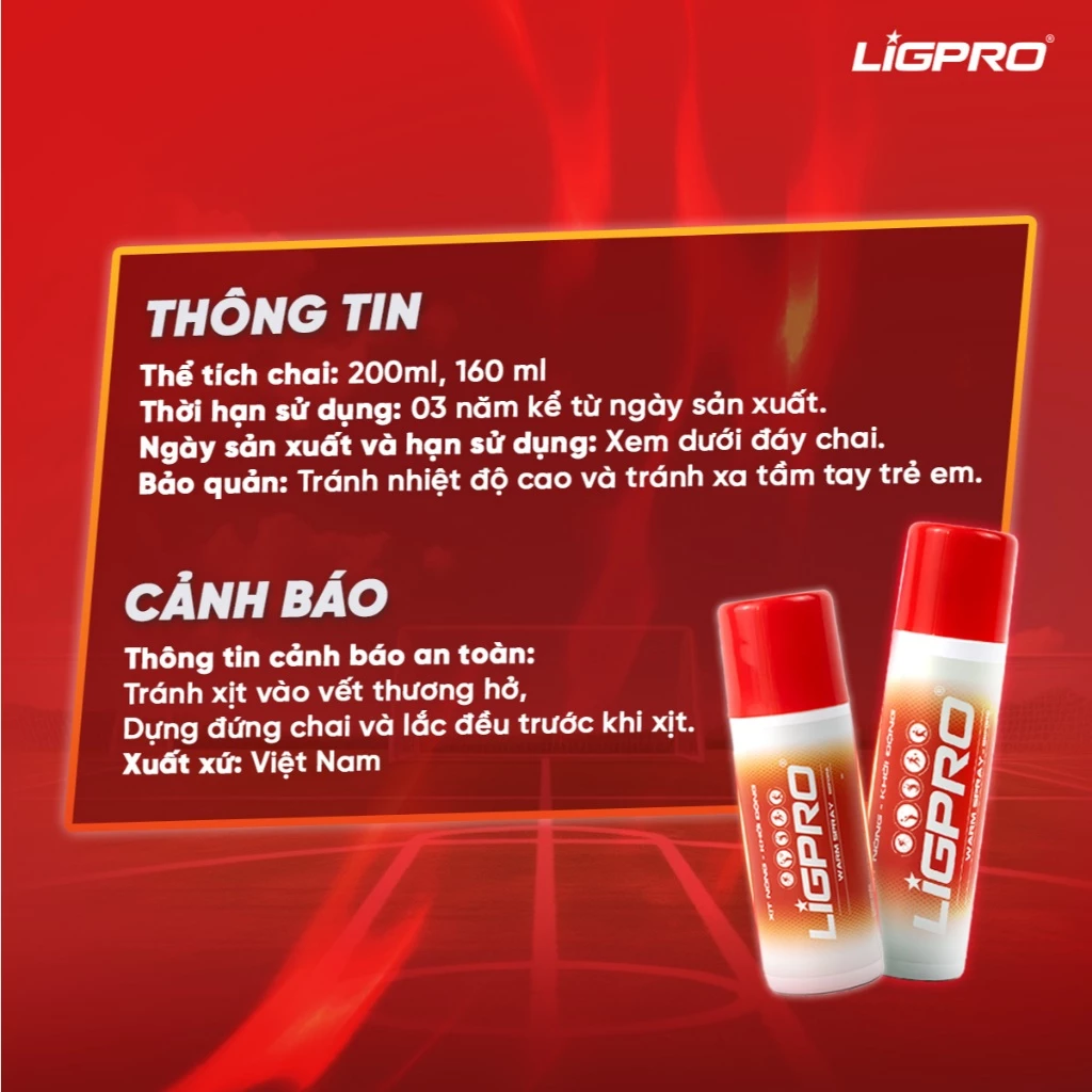 Chai Xịt Nóng Hỗ Trợ Khởi Động Ligpro 200ML