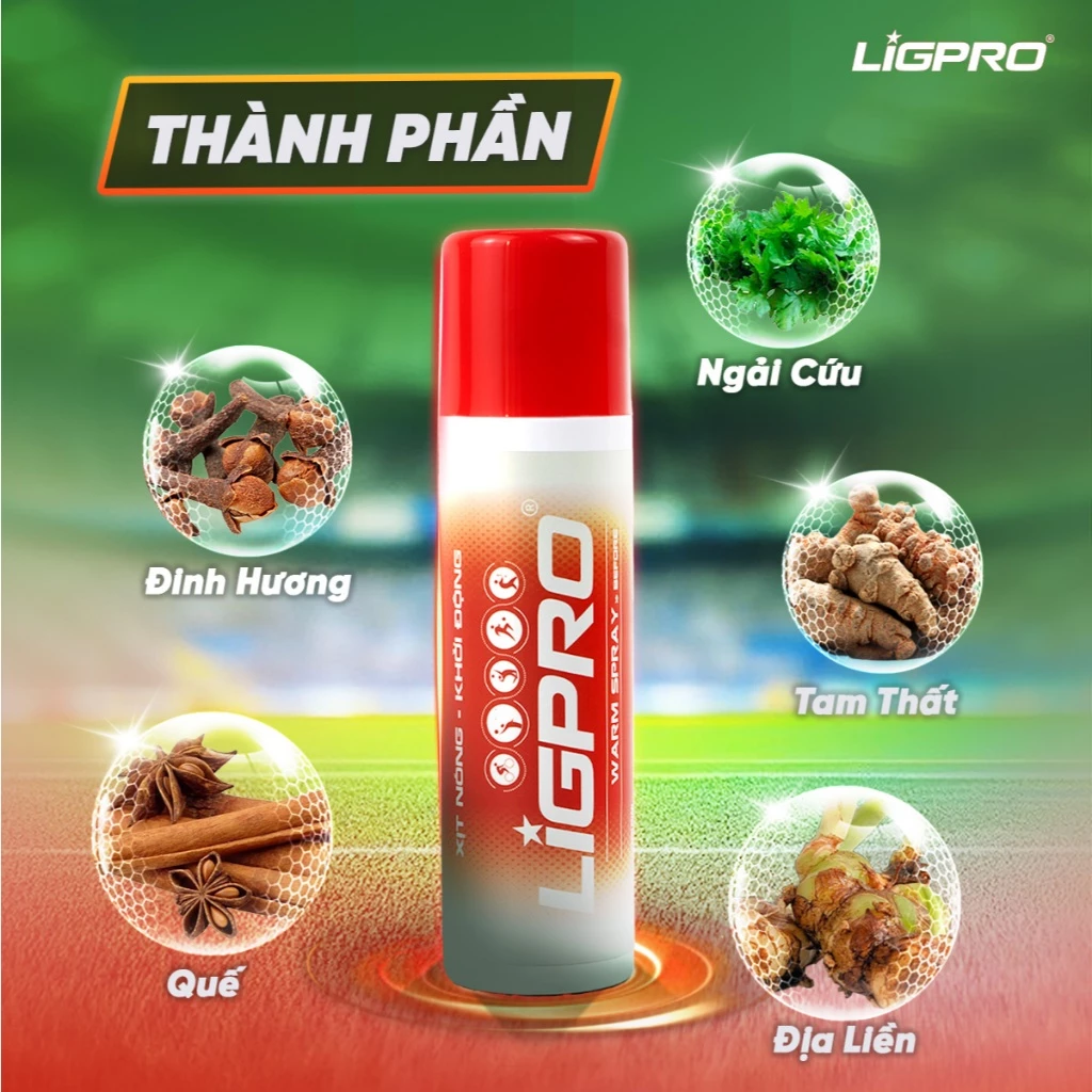 Chai Xịt Nóng Hỗ Trợ Khởi Động Ligpro 200ML