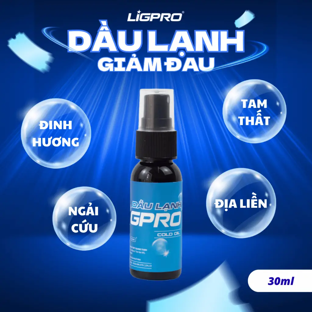 Dầu Lạnh Giảm Đau Ligpro 30ml