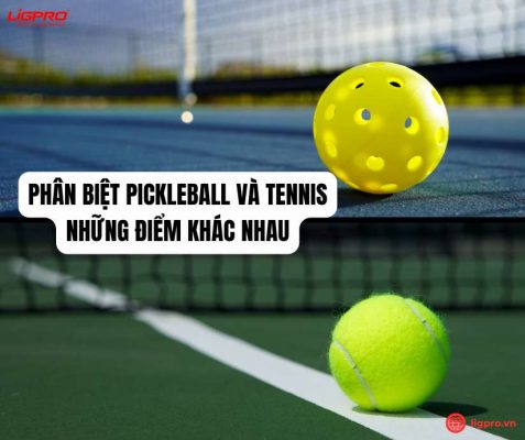 Phân biệt pickleball và tennis với những điểm khác nhau