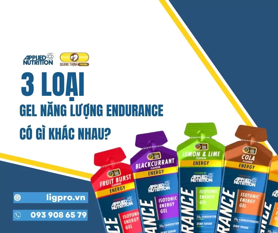 3 loại Gel năng lượng Endurance có gì khác nhau?