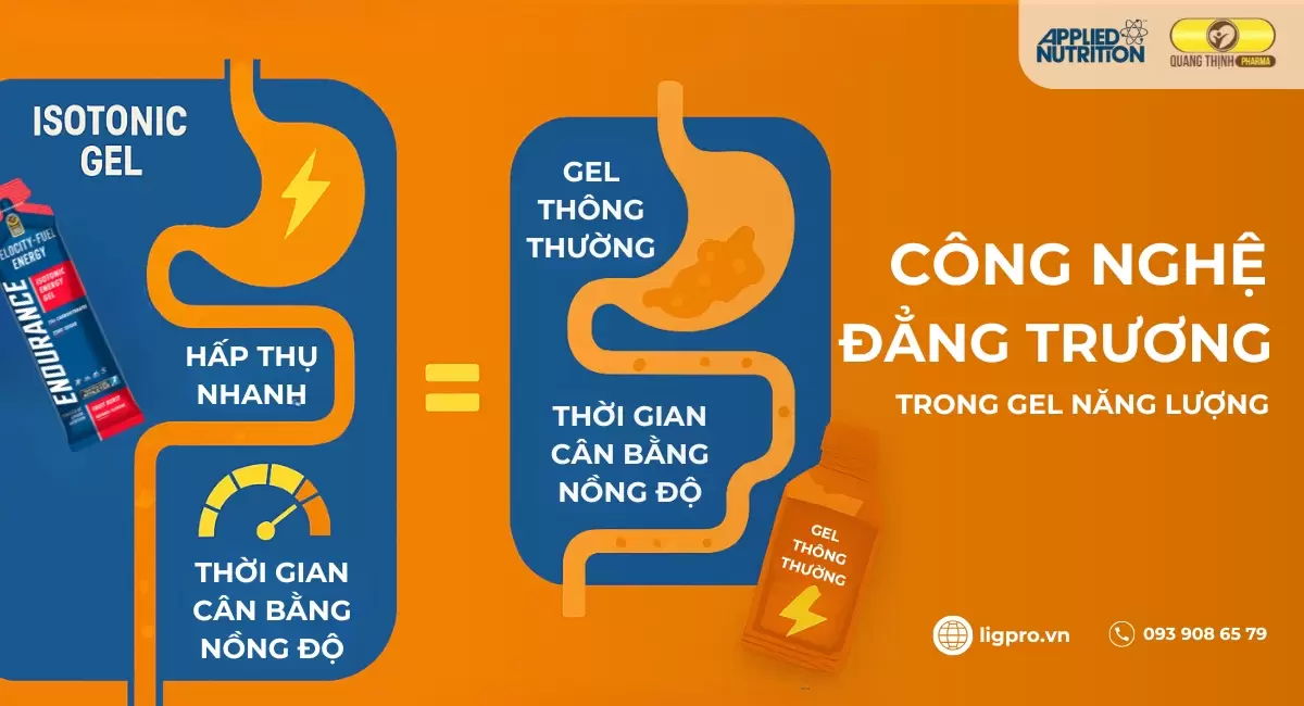 Công Nghệ Đẳng Trương Trong Gel Năng Lượng Là Gì? Lợi Ích Và Ứng Dụng Của Gel Năng Lượng Endurance