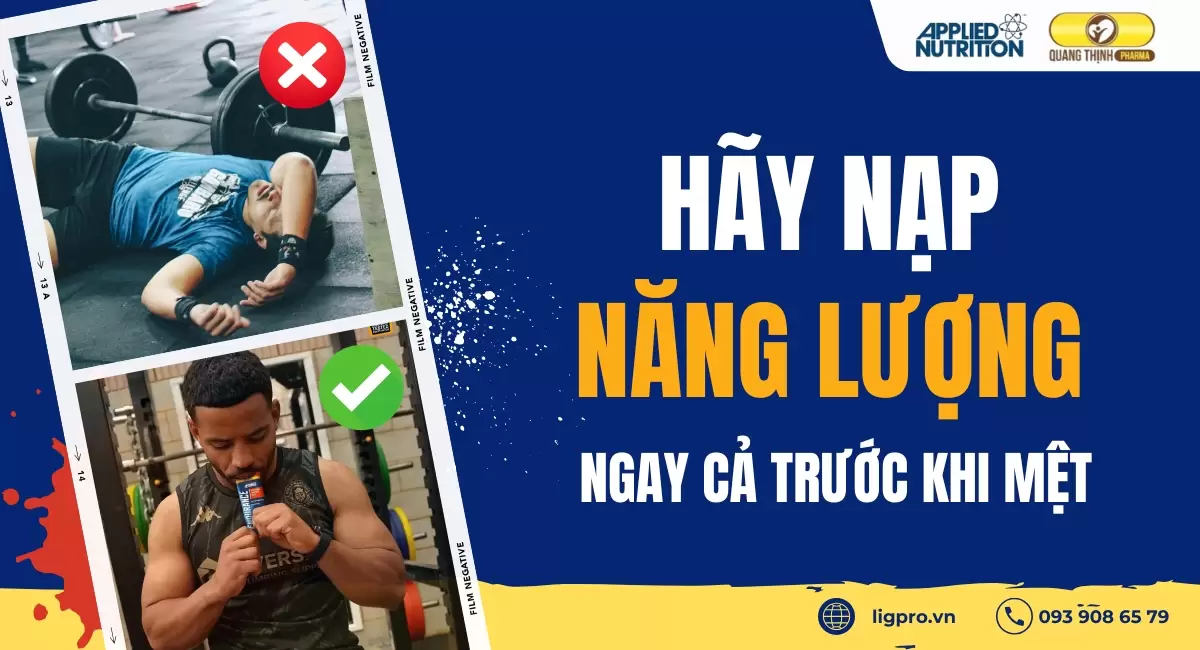 Hãy Nạp Năng Lượng Ngay Cả Trước Khi Mệt Lúc Chơi Thể Thao