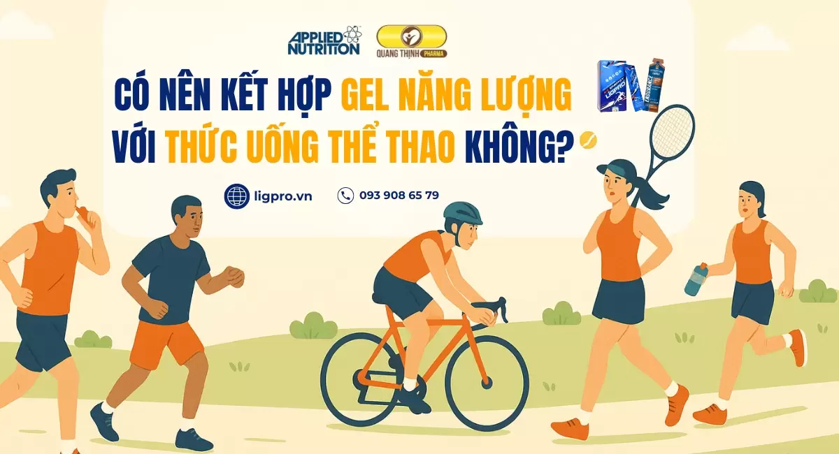 Có nên kết Hợp Gel Năng Lượng và Thức Uống Thể Thao không?