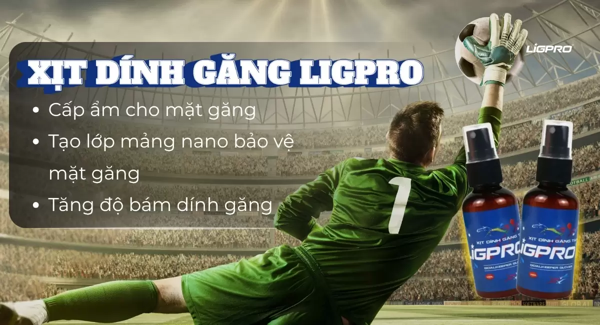 Xịt Dính Găng Ligpro Dùng Được Cho Mặt Găng Nào?