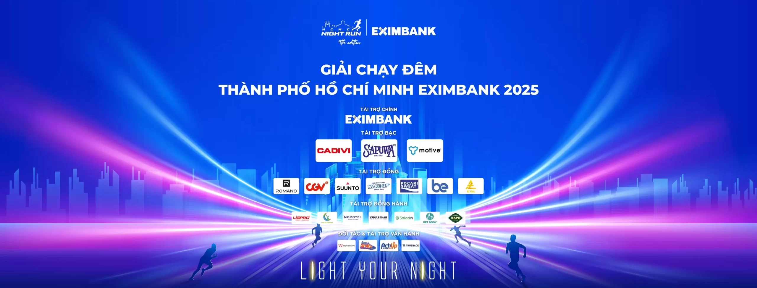 Giải Ho Chi Minh City Night Run Eximbank 2025: Ligpro Đồng Hành Cùng Hành Trình Bứt Phá