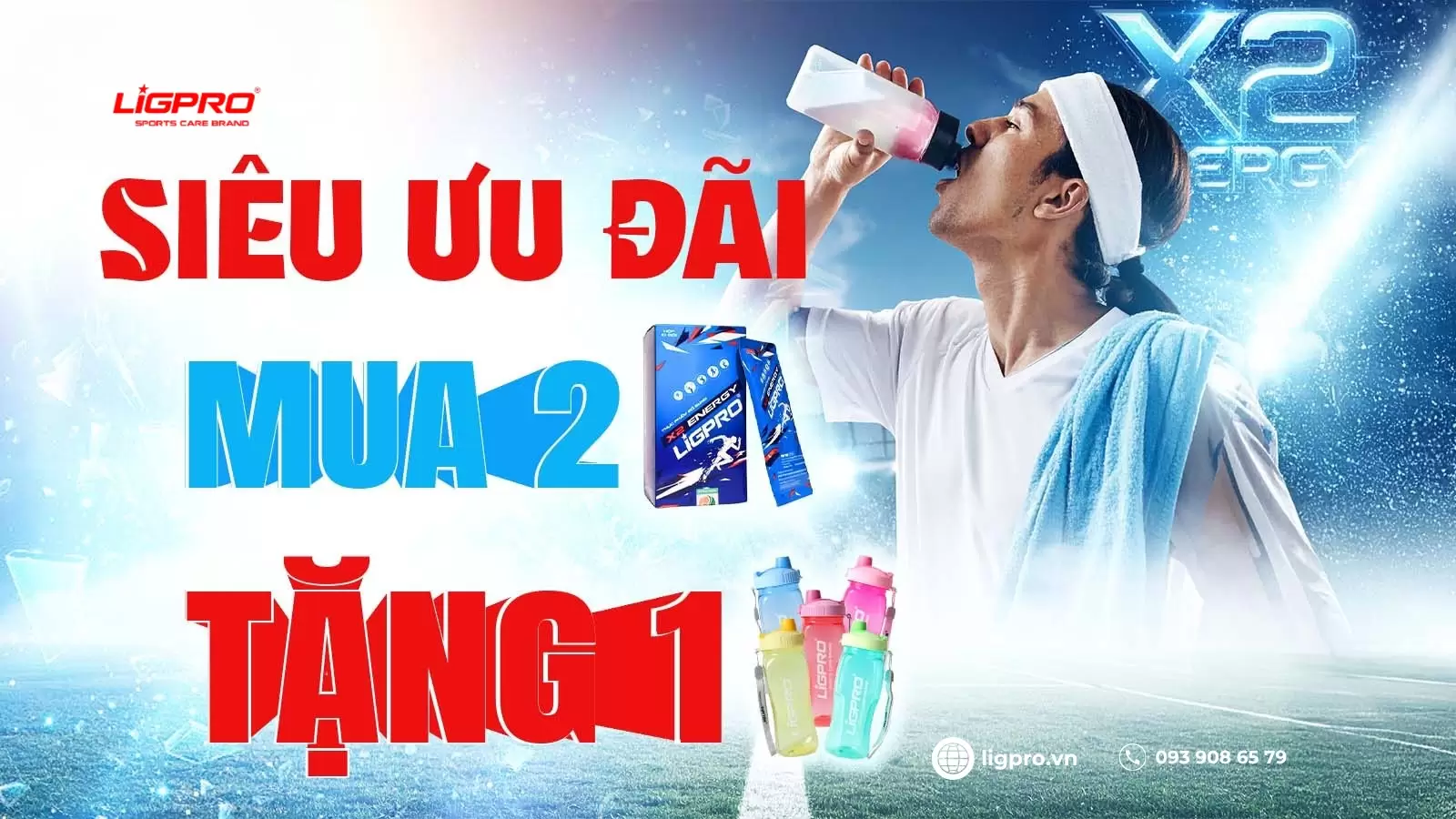 Thức Uống Thể Thao X2 ENERGY LIGPRO