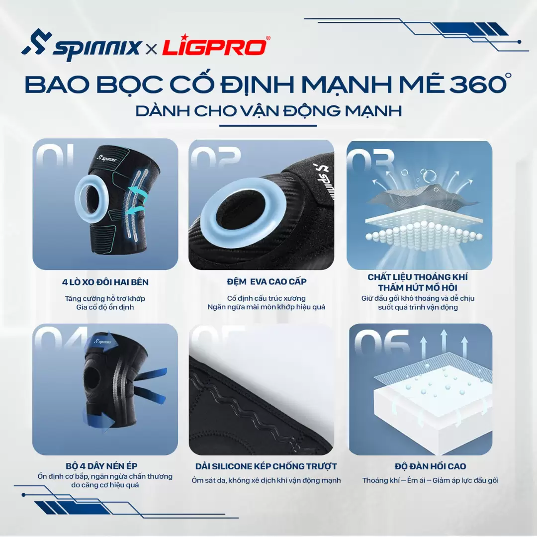 công dụng của bó gối Novix 2