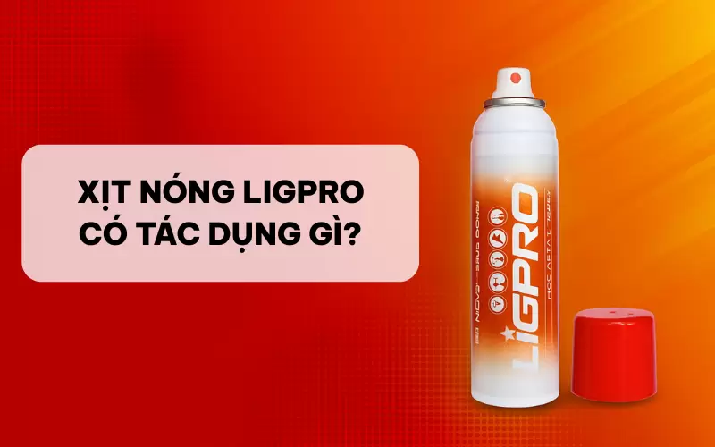 Xịt nóng Ligpro có nên dùng trước khi tập không?