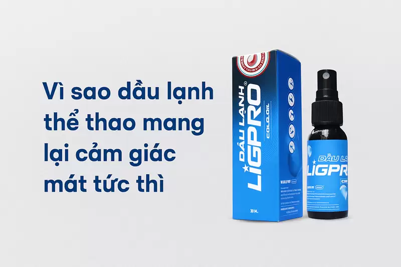 Vì sao dầu lạnh thể thao mang lại cảm giác mát tức thì