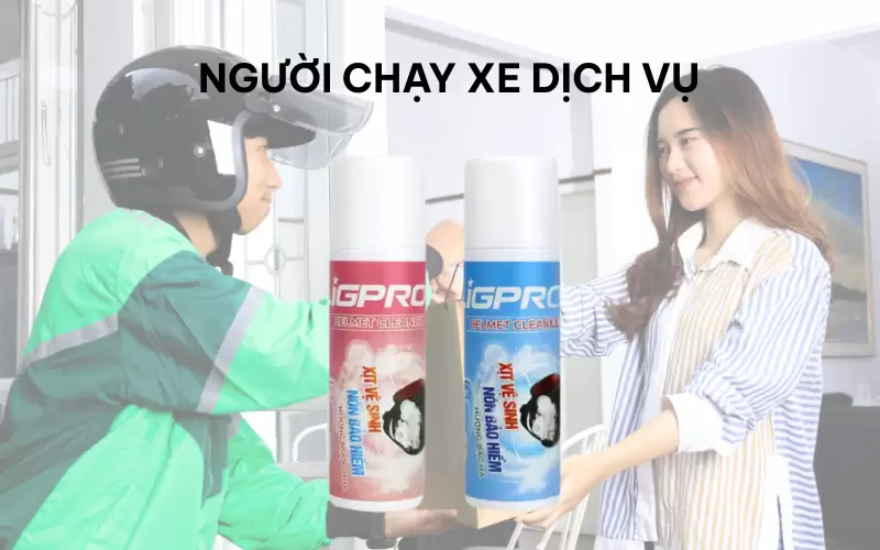 Ai là người nên dùng chai xịt vệ sinh nón bảo hiểm hàng ngày