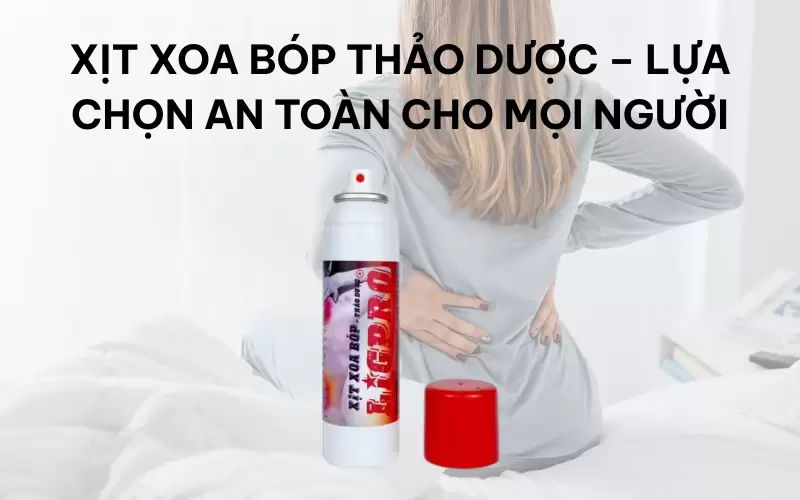 Những dòng xịt xoa bóp phổ biến được ưa chuộng hiện nay