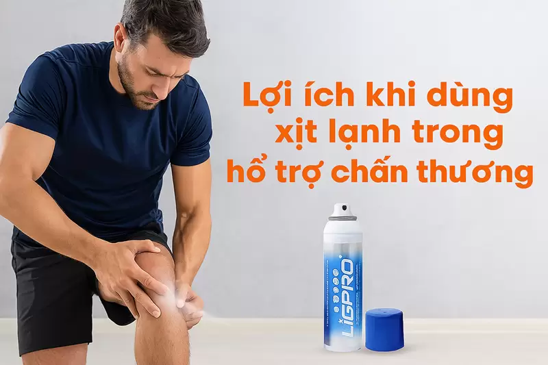 Xịt lạnh thể thao: Trợ thủ đắc lực khi gặp chấn thương