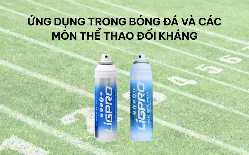 Xịt lạnh thể thao – trợ thủ không thể thiếu trong các giải đấu