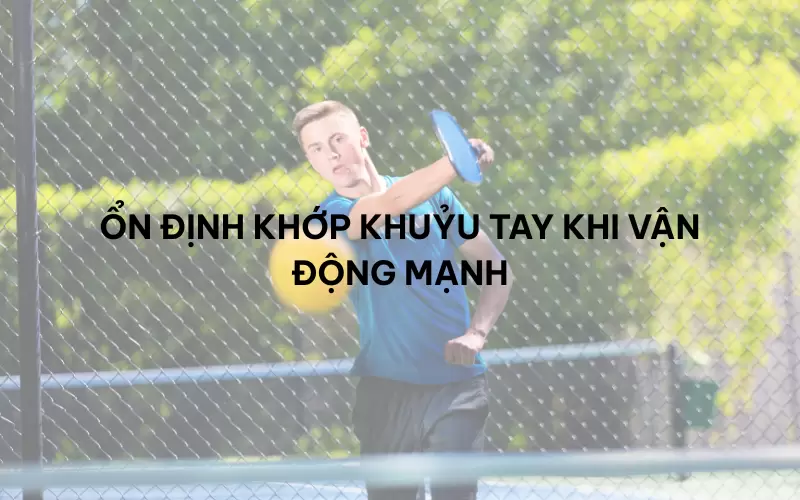 Băng khuỷu tay thể thao hoạt động thế nào để bảo vệ khớp tay?