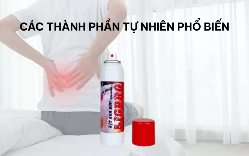 Những thành phần dược liệu tự nhiên trong xịt xoa bóp Ligpro
