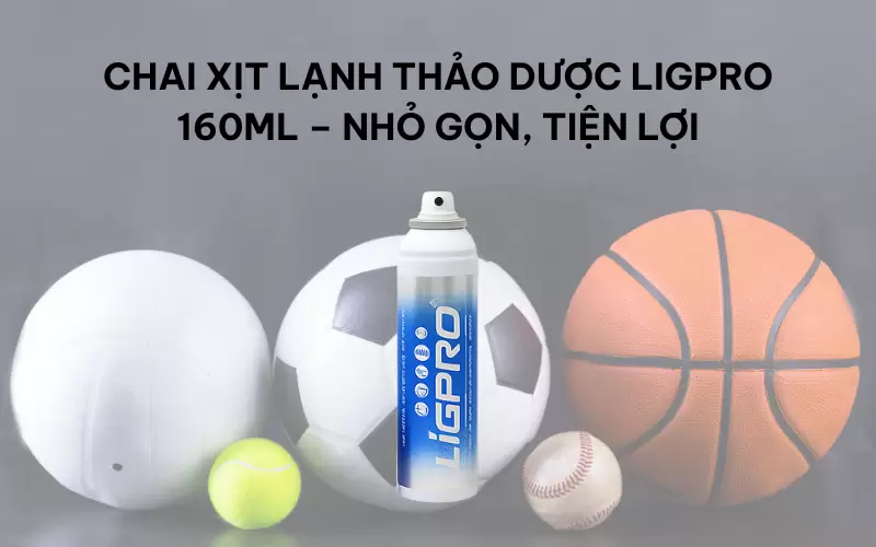 Khám phá các dòng xịt lạnh thể thao nổi bật từ Ligpro