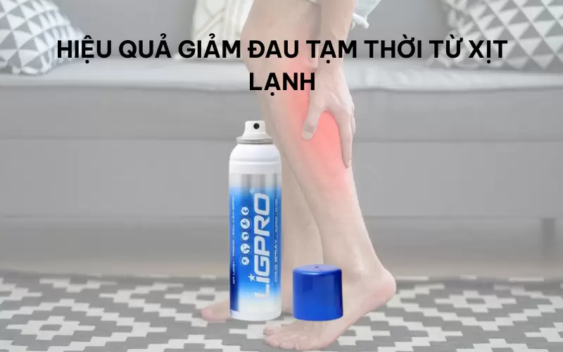Sự thật thú vị về khả năng giảm đau nhanh của xịt lạnh thể thao