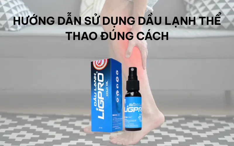 Hồi phục bong gân, căng cơ hiệu quả nhờ dầu lạnh thể thao