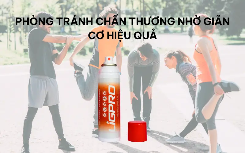 Tăng hiệu quả khởi động, giảm đau cơ với xịt nóng thể thao