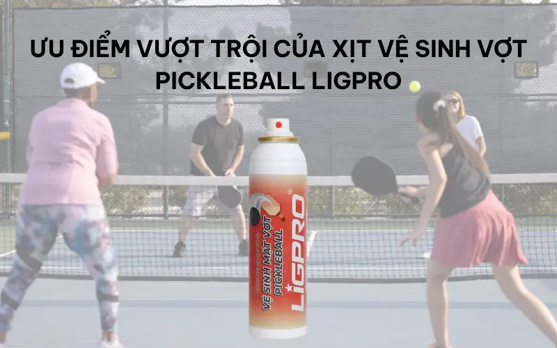 Bí mật công nghệ kháng khuẩn – khử mùi trong xịt vệ sinh vợt pickleball