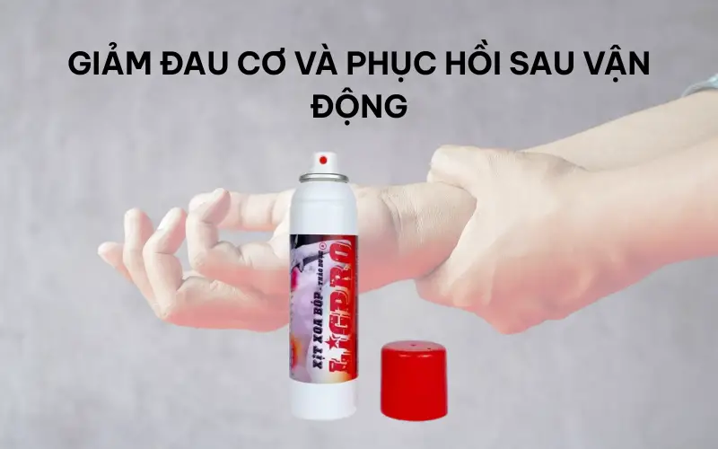 Hiệu quả của xịt xoa bóp trong điều trị đau cơ và viêm khớp