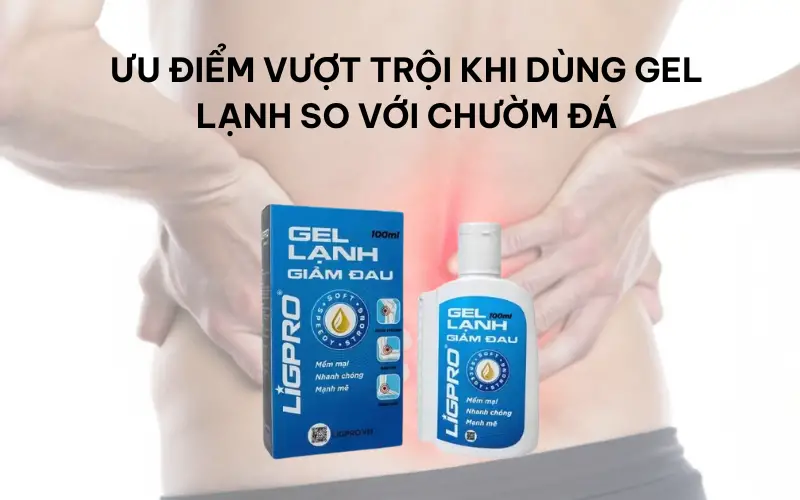 Giảm viêm cơ và mô mềm hiệu quả cùng gel lạnh giảm đau Ligpro
