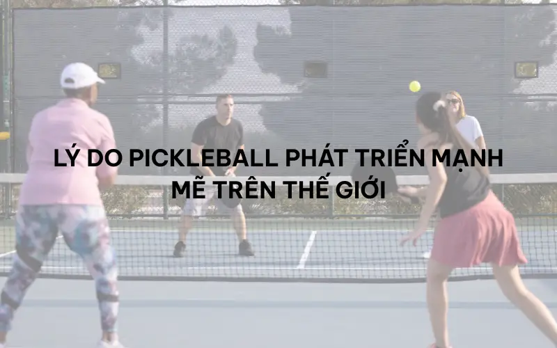 Pickleball – Từ trò chơi gia đình đến xu hướng thể thao toàn cầu