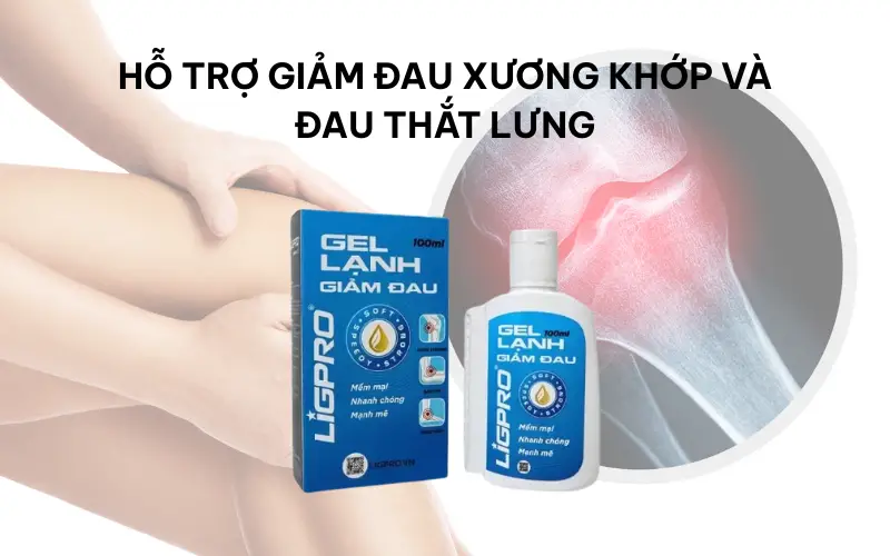 Gel lạnh giảm đau – Giải pháp phục hồi cơ xương khớp hiệu quả