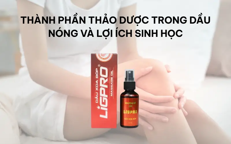 Dầu nóng thể thao giúp phục hồi các chấn thương nhẹ