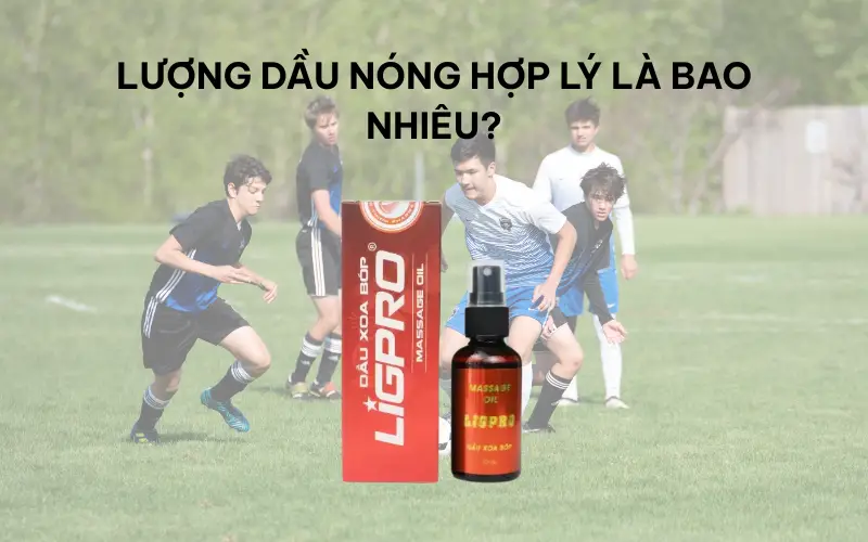 Cách thoa dầu nóng thể thao và liều lượng hợp lý khi tập luyện
