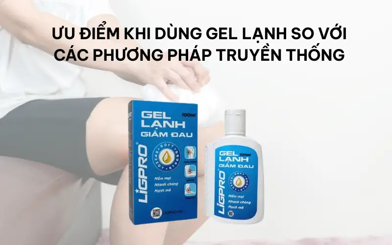 Phục hồi chấn thương nhanh hơn nhờ gel lạnh giảm đau Ligpro