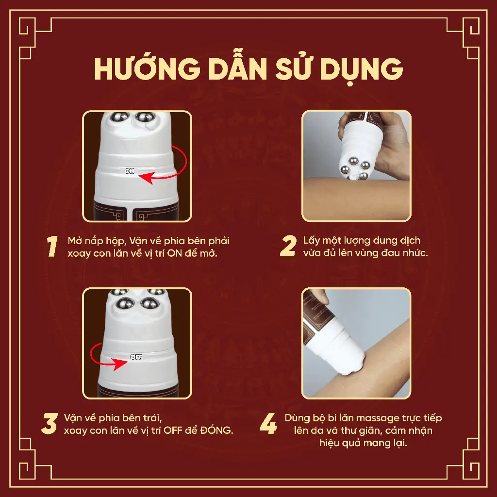 Con Lăn Massage LIGPRO Gừng Ngải Quế – Giải pháp hỗ trợ giảm đau, thư giãn và phục hồi cơ thể từ thảo dược tự nhiên