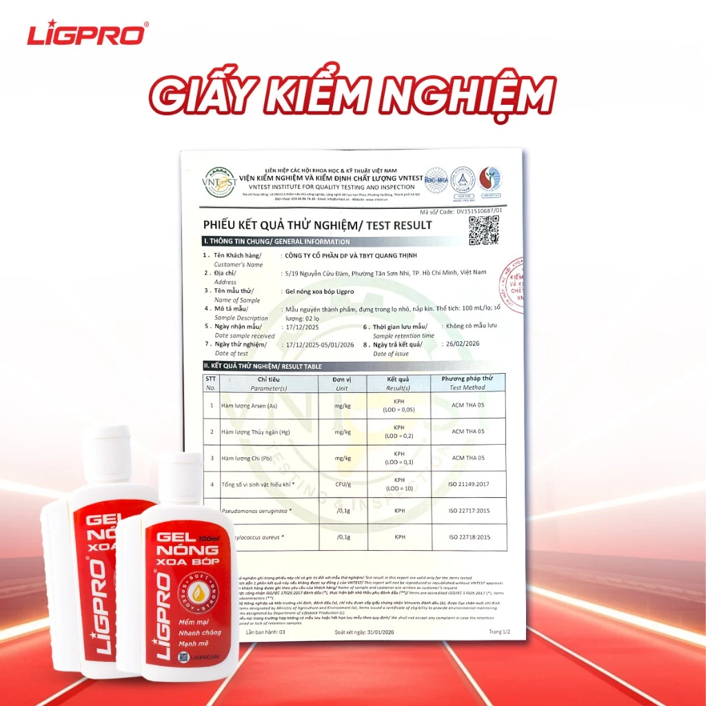 Gel Nóng Xoa Bóp Ligpro – Tinh Hoa Y Học Cổ Truyền Trong Điều Trị Đau Nhức