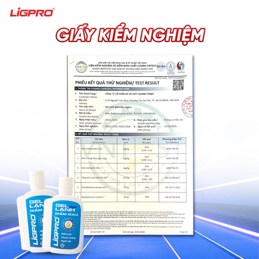 Gel Lạnh Giảm Đau Ligpro 100ml – Giải Pháp Đột Phá Trong Điều Trị Chấn Thương Thể Thao Và Hồi Phục Cơ Bắp Chuyên Sâu