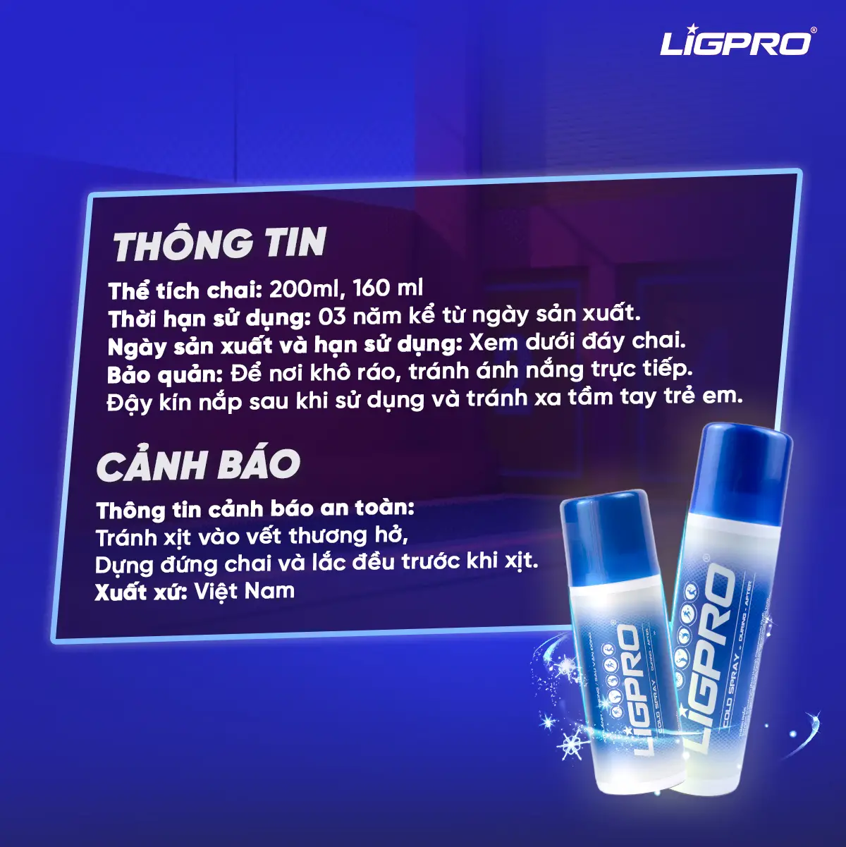 Bình xịt lạnh giảm đau Ligpro – Giải pháp đột phá trong sơ cứu chấn thương thể thao hiện đại: Từ lý thuyết đến thực tiễn lâm sàng