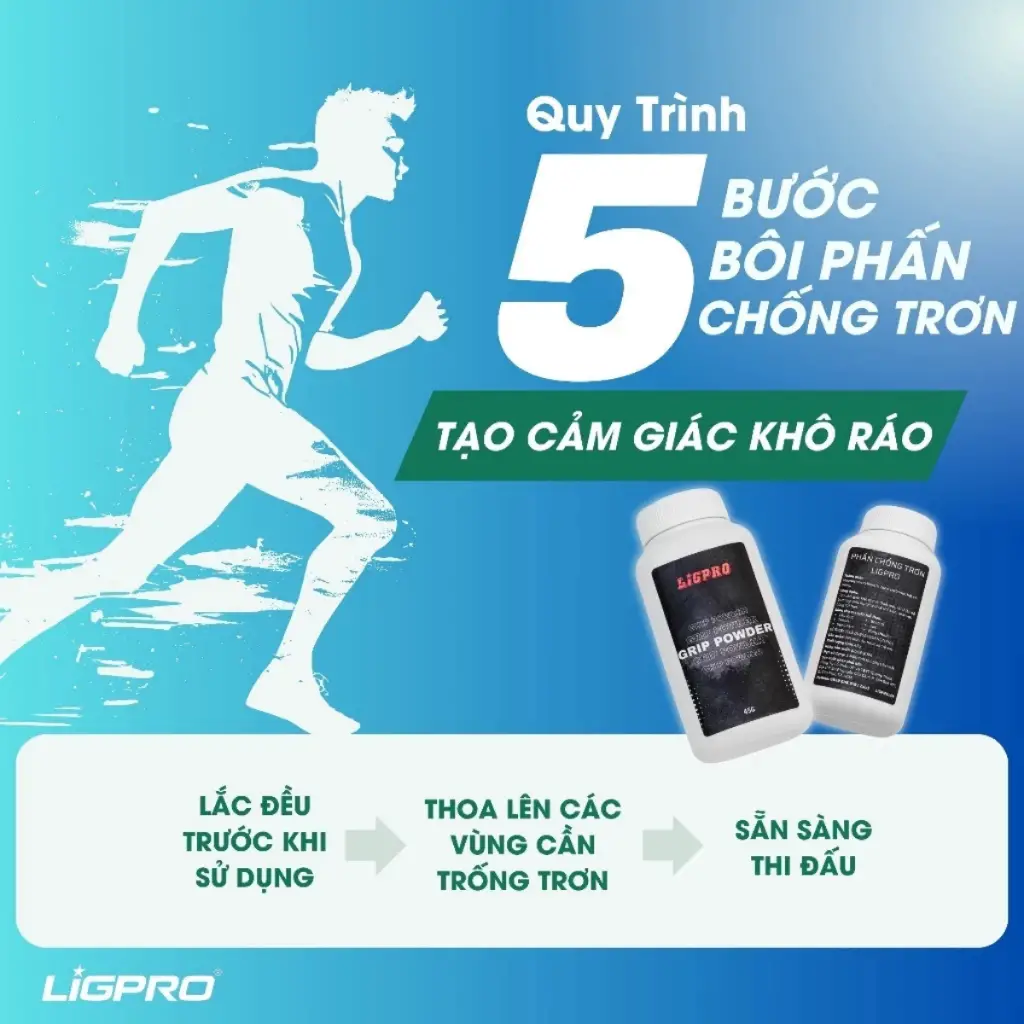 Phấn chống trơn Ligpro – Giải pháp hỗ trợ chống trơn tay hiệu quả cho người chơi thể thao