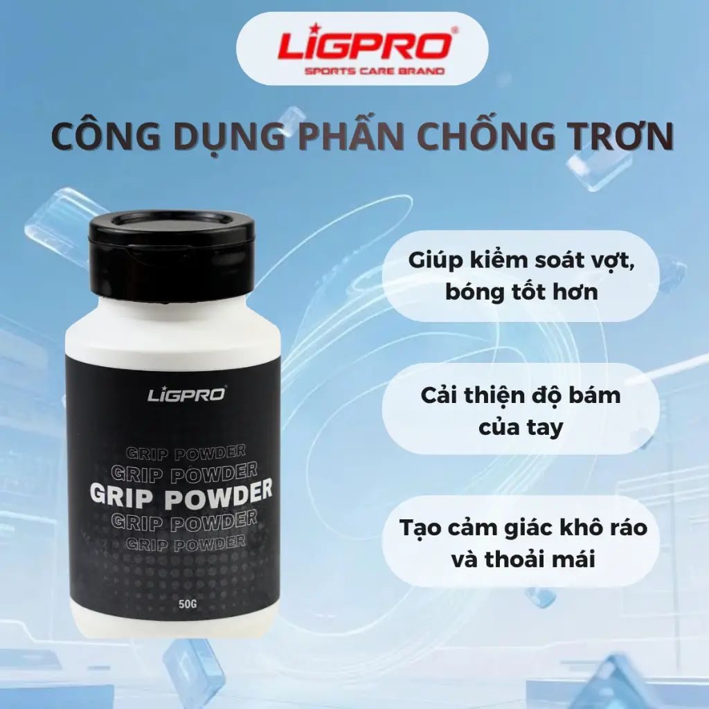 Phấn chống trơn Ligpro – Giải pháp hỗ trợ chống trơn tay hiệu quả cho người chơi thể thao