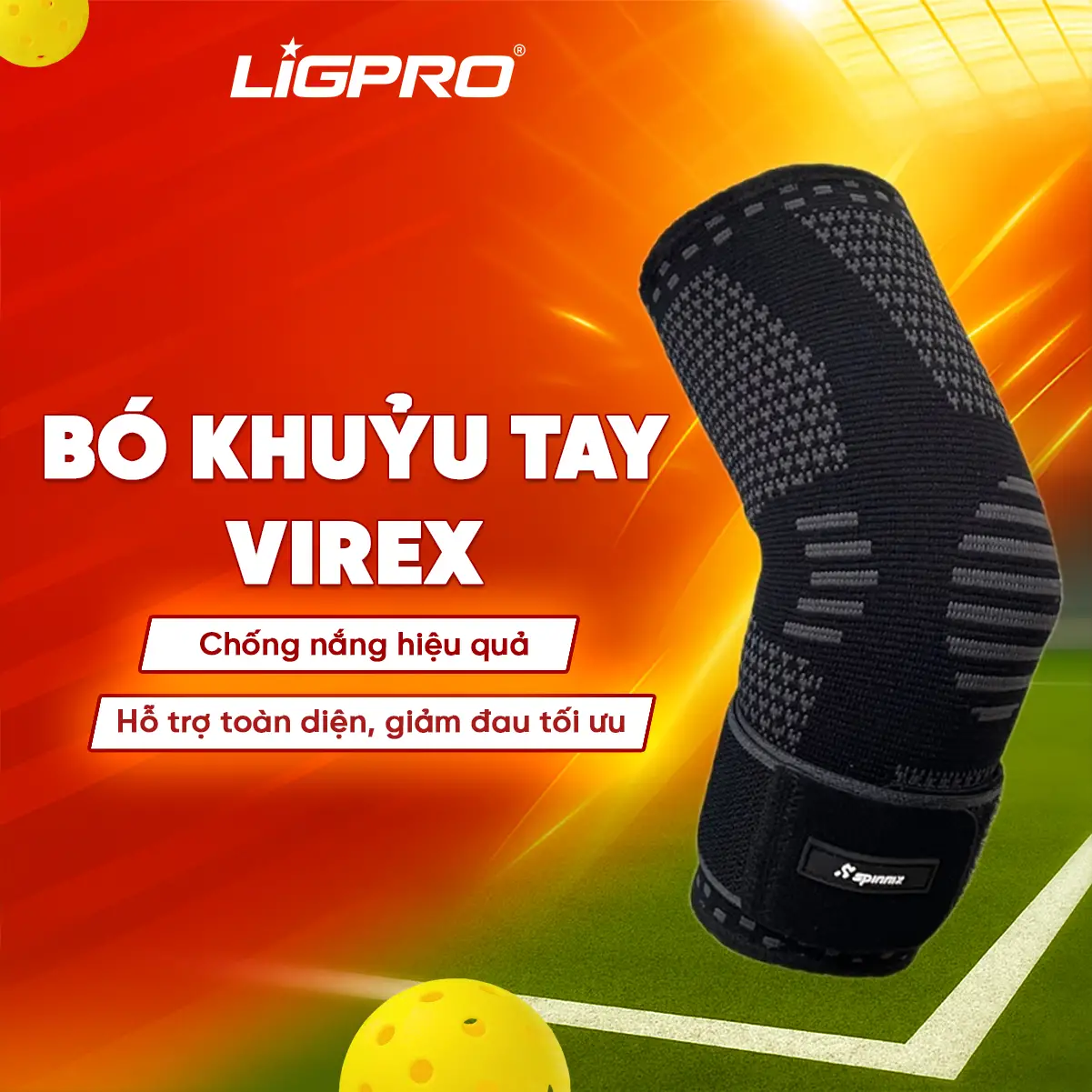 Băng cổ tay thể thao iWin Keepa IWR501 Hỗ trợ cổ tay co giãn tốt khi chơi gym cầu lông pickleball