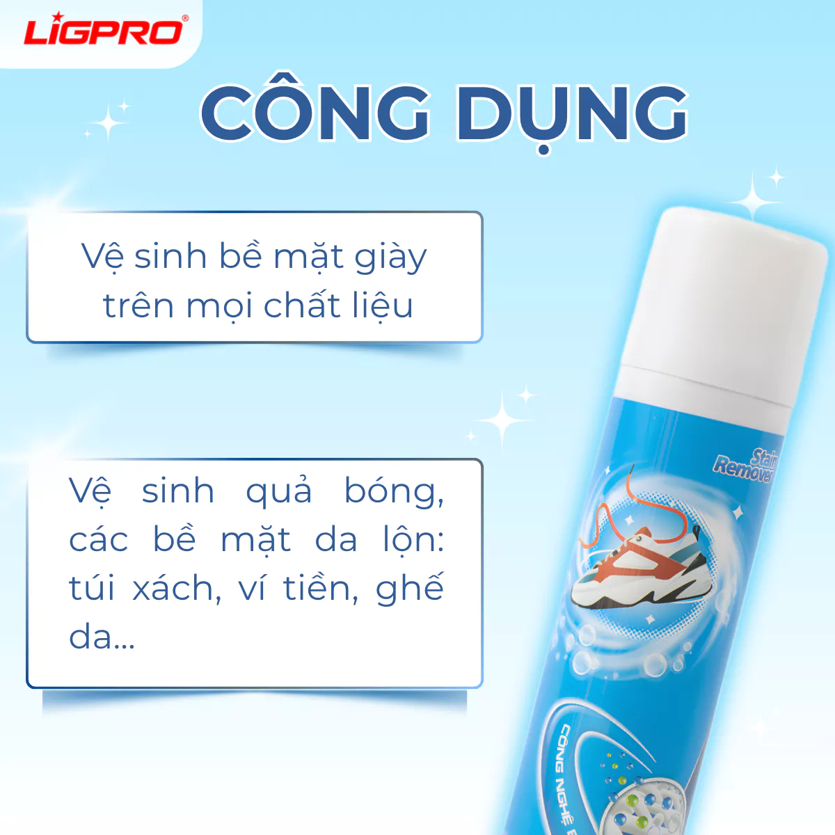 Bí Quyết Vệ Sinh Giày Nhanh Tại Nhà Với Dung Dịch Giày Bọt Tuyết LIGPRO Khô Chuyên Dụng