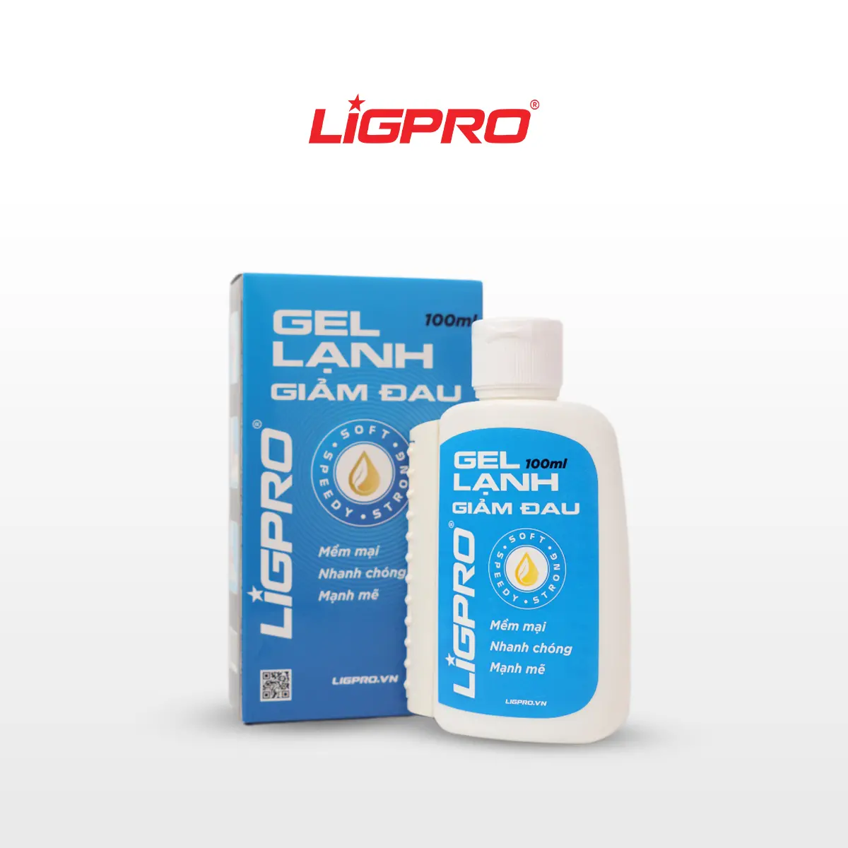 Combo Bình Xịt Thể Thao Ligpro (160ml/200ml): Xịt Nóng Khởi Động + Xịt Lạnh Giảm Đau