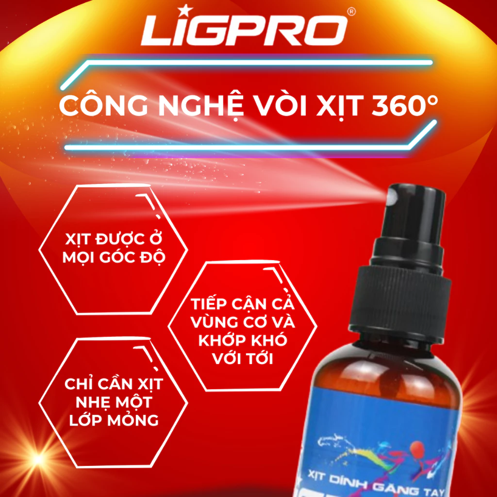 Xịt Găng Tay Thủ Môn Ligpro 50ml