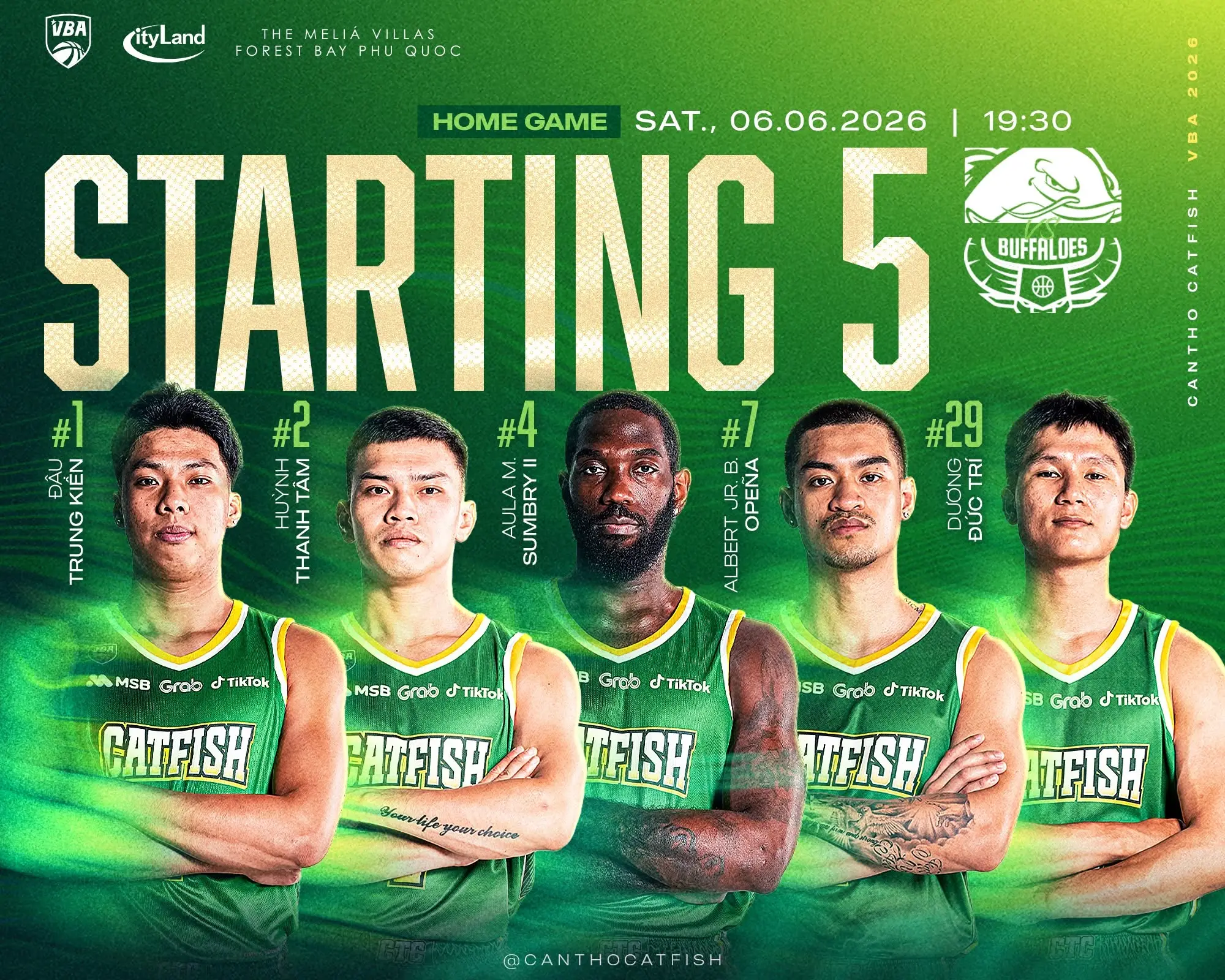 VBA 2026: Cantho Catfish để lại nhiều tín hiệu tích cực sau màn trình diễn đáng khen trước Hanoi Buffaloes