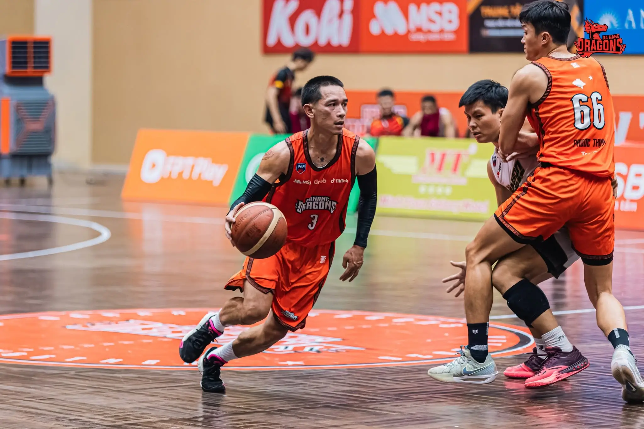 VBA 2026: Danang Dragons thu về nhiều giá trị sau cuộc đối đầu với Saigon Heat
