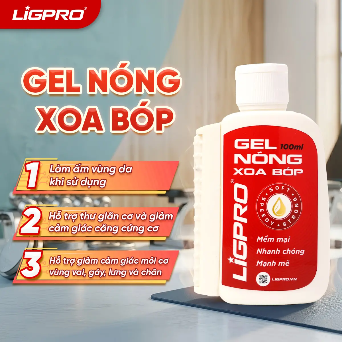 Combo Gel Xoa Bóp Dành Cho Xương Khớp Ligpro – Giải Pháp Toàn Diện Cho Cơ Khớp