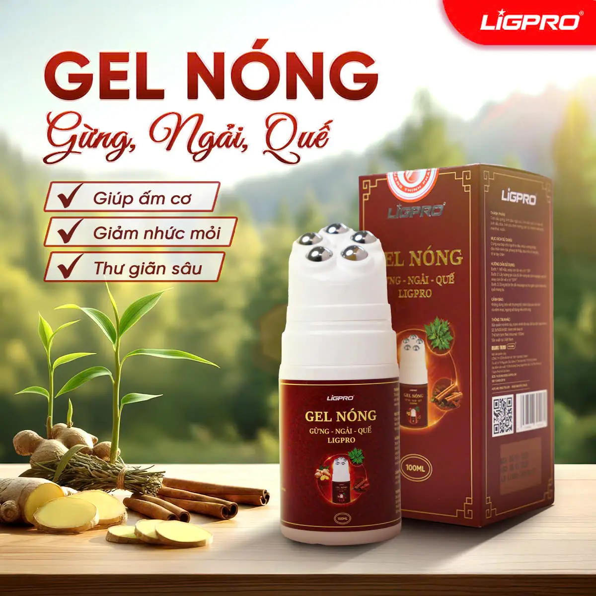 HƯỚNG DẪN SỬ DỤNG CHI TIẾT GEL NÓNG GỪNG NGẢI QUẾ LIGPRO ĐẠT HIỆU QUẢ TỐT NHẤT