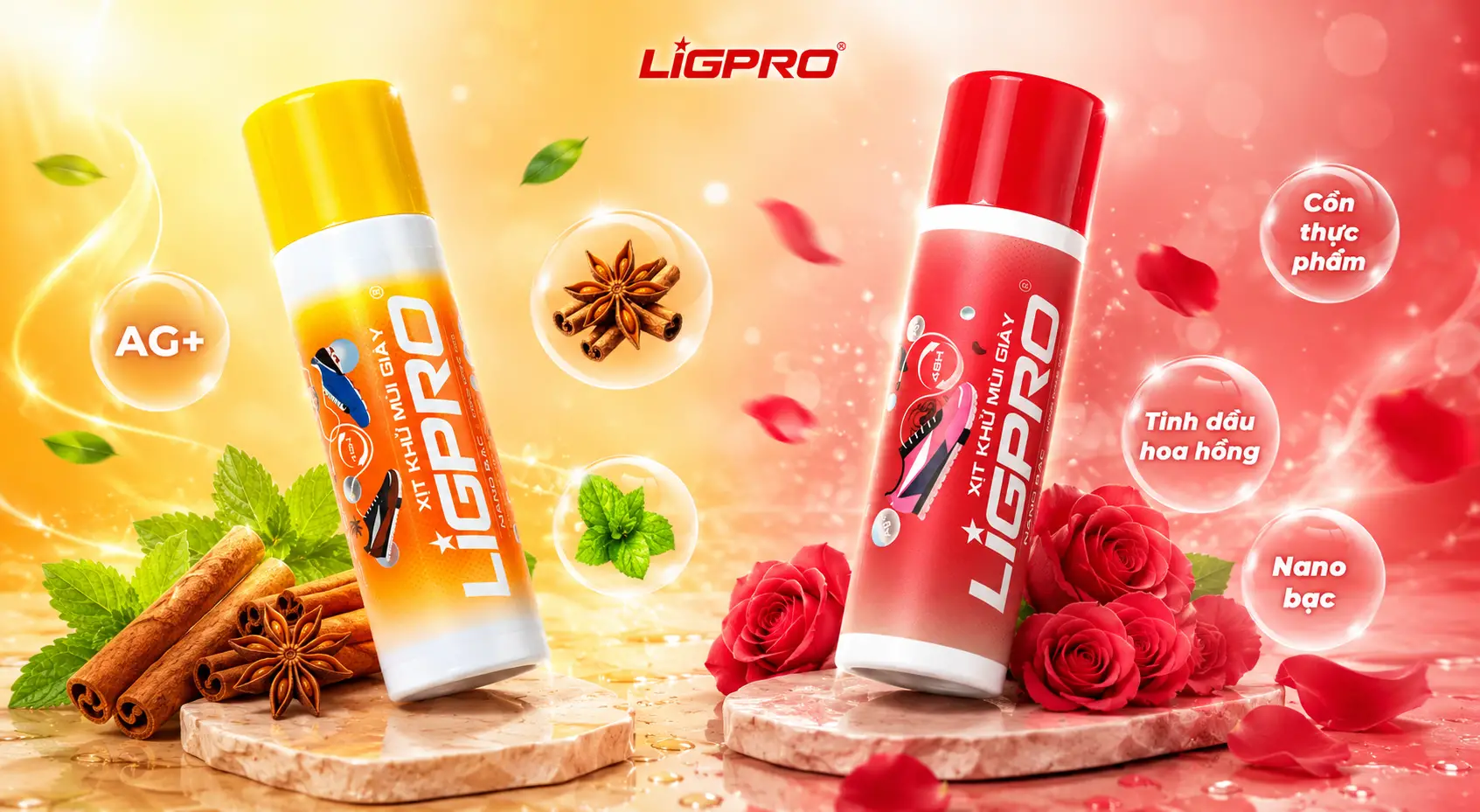 ĐÁNH BAY MÙI KHÓ CHỊU VỚI XỊT KHỬ MÙI GIÀY LIGPRO NANO BẠC CAO CẤP – KHÔ THOÁNG TỨC THÌ, TỰ TIN MỖI NGÀY