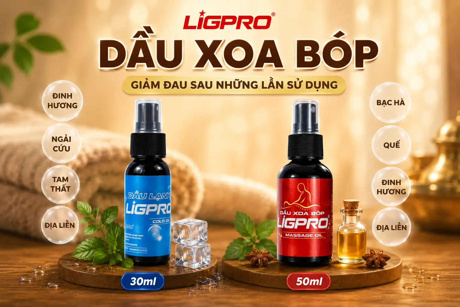 Dầu Xoa Bóp Ligpro: Giải Pháp Hỗ Trợ Giảm Đau Nhức Cơ Xương Khớp Và Đau Mỏi Vai Gáy Hiệu Quả