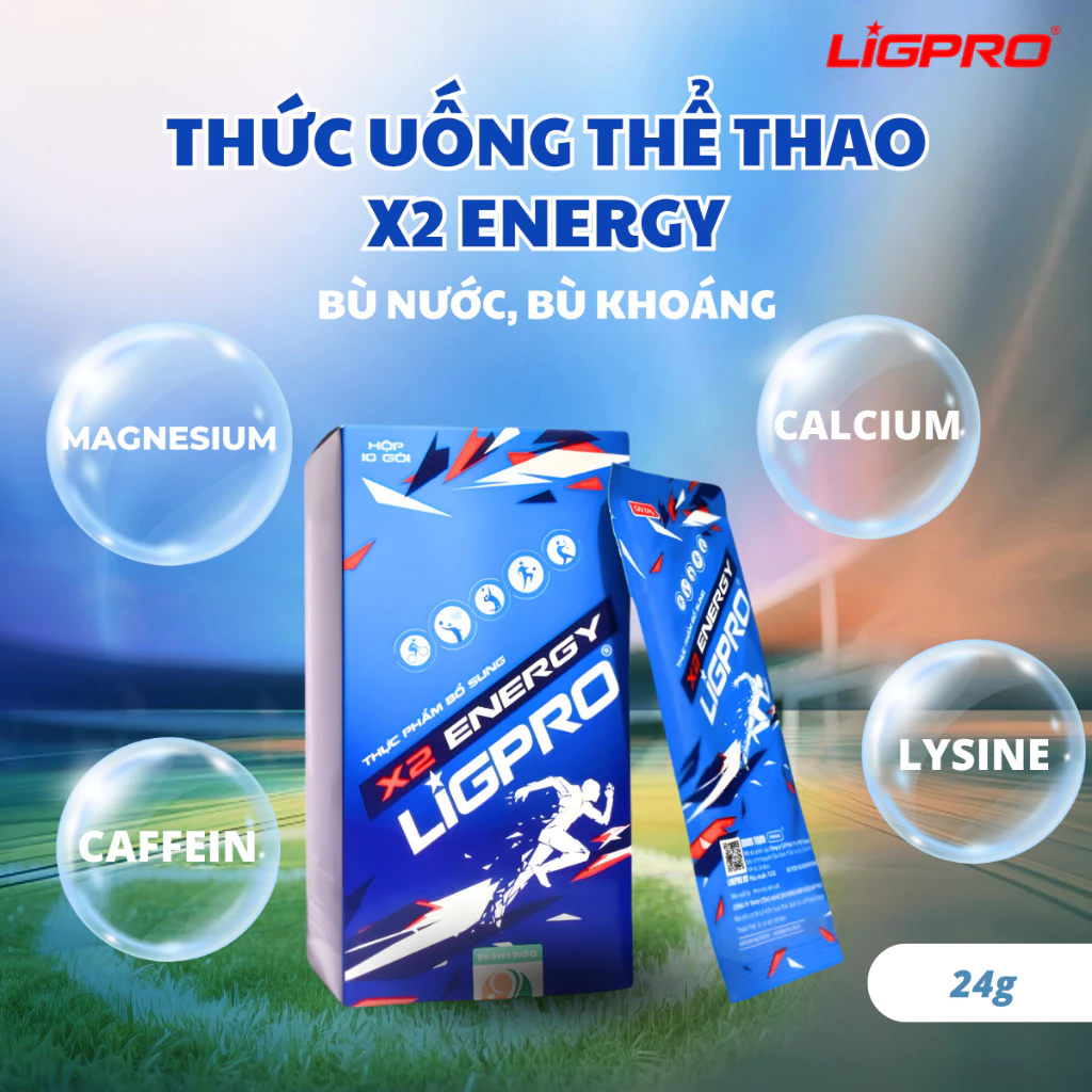 Thức Uống Thể Thao X2 ENERGY LIGPRO – Giải Pháp Phục Hồi Toàn Diện Cho Người Vận Động